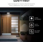 Amazon Basics A19 Dusk to Dawn Sensor LED Outdoor Light Bulb, 60W Equivalent, Energy-Efficient 9W, Daylight 5000K, E26 Base, 10,000 Hours, 2 Count (Pack of 1) - Image 4