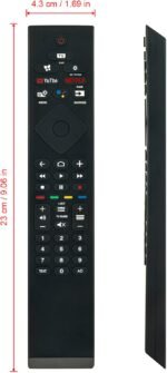 398GM08BEPHN0011SR Replacement Voice Remote Control Compatible for Philips 8200 8215 Series 4K UHD LED Android TV 50PUT8215 55PUT8215 65PUT8215 70PUT8215 55PUT8115 50PUN8235 55PUD7406 50PUD7406 - Image 6