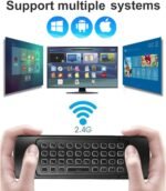 Air Mouse Remote, Rock&Rown MX3 Pro 2.4G Android Box Remote with Mini Wireless Keyboard,Compatible for Android TV/Box/IPTV/Android Projector/HTPC/Xbox/Raspberry Pi - Image 5