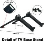 43C350LU TV Base TV Stand Legs Compatible with Toshiba 43-inch Class C350 Series LED 4K UHD Smart TV 43C350LU 2085L-2085R 43C350LP 43C350U 43C450KE 43C350LK HU65A6180UWR 65R6E1 43C350LE - Image 4
