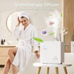 2025 Upgraded 3500 Sq.Ft Smart Scent Machine - HVAC System, Whole House Aroma & Hotel Collection Diffuser, Waterless Essential Oil Diffuser for Home, Office, 600ML Capacity, Cold Air Tech (White) - Image 6