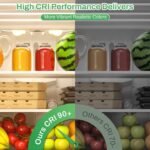 6-Pack Dimmable E26 LED Edison Bulbs 60 Watt Equivalent, 6W A15 2700K Warm White 600LM Vintage LED Light Bulbs for Ceiling Fan, Appliance, Filament Clear Refrigerator Light Bulbs - Image 4