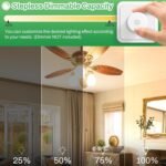 6-Pack Dimmable E26 LED Edison Bulbs 60 Watt Equivalent, 6W A15 2700K Warm White 600LM Vintage LED Light Bulbs for Ceiling Fan, Appliance, Filament Clear Refrigerator Light Bulbs - Image 5