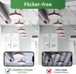 A19 LED Light Bulb, 100 Watt Equivalent LED Bulbs, 4000K Neutral White, 1500 Lumens, Standard E26 Base, Non-Dimmable, 15W Super Bright Light Bulbs for Home, Office Lamp, ETL Listed(4-Pack) - Image 6