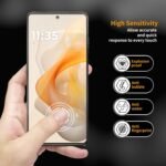 3 Pack for Motorola Moto G Stylus 5G (2024) [Not Fit for 2020-2023 Version] Tempered Glass Screen Protector, Scratch-Proof, Bubble-Free,HD Transparent, 9H Hardness,Bubble Free,Case Friendly - Image 3