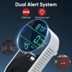 4-IN-1 Natural Gas Leak Detector & Carbon Monoxide Detectors with Natural, Propane, Co & Gas Leak Detector - Carbon Monoxide Detectors Plug in - Temperature & Humidity Detectors for Home, RV (2 Packs) - Image 3