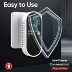 4-IN-1 Natural Gas Leak Detector & Carbon Monoxide Detectors with Natural, Propane, Co & Gas Leak Detector - Carbon Monoxide Detectors Plug in - Temperature & Humidity Detectors for Home, RV (2 Packs) - Image 4