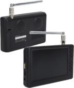 5 inch Portable TV, ATSC HD TFT LED Pocket Digital Television Mini TV, 1080P Digital TV with Remote Control, 1500mAh Rechargeable Battery, Support USB, TF Card, Small ATSC TV for Car Camping Kitchen - Image 8