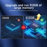 16PROMA X Smartphone New Upgrade 12GB+512GB/6.99" Display 68+108MP Zoom Camera,Tempered Glass Finish, 7000mAh Android 14 Smartphone (Black) - Image 3