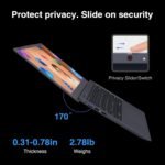 14 inch Laptop Computer, 8GB DDR4 RAM 128GB SSD, 4-Core Processor (Up to 2.9GHz), Thin & Portable Notebook PC, WiFi, BT4.2, MS Office 2024 - Image 3