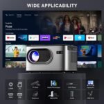 [2s Focus with Remote] PANSEBA 4K Projector, Native 1080P Bluetooth Projector, Portable Outdoor Movie Projector, Mini Projector for Home Theater, Compatible with Smartphone,HDMI,USB,TV Stick - Image 7