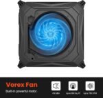 Abestorm Air Filtration System with 3-side Air Intake, High Airflow Workshop Dust Collector with Remote Control, Ideal for Woodworking Shops and Home Studios, Timer, and 2-speed Adjustment - Image 3