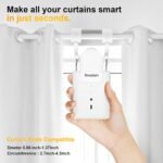 -2 Pack Automatic Curtain Opener Robot - Smart Curtains Home Device with Remote Control, Timer Switch, Voice Control, Manual Control Remote Control Version - Image 4
