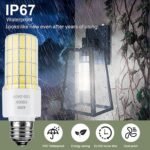 2 Pack 40W Led Light Bulb(300W Equivalent) 5000 Lumens 5000K Daylight White Led Bulbs E26/E27 Medium Base for Indoor Outdoor Street Office Warehouse Workshop Garage Backyard - Image 3