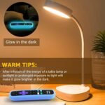 [4 Pack] SOTATOO Case for Roku Remote, Battery Cover for TCL Roku Smart TV Steaming Stick Remote, Silicone Protective Controller Universal Sleeve Skin Glow in The Dark White Blue Purple Green - Image 3