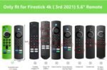 (3 Pack) Wevove Fire Stick Remote Cover for Alexa Voice Remote 3rd Gen, Replacement Case for Fire TV Stick 4K Streaming Device (Glow Green&Sky Blue&Orange) - Image 2