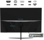 32 Inch FHD 1080P CCTV Security Monitor, Thin LED Screen Computer Monitor, 60Hz Refresh Rate with HDMI VGA BNC and Audio, Compatible with 4K, for Surveillance NVR/DVR System - Image 2