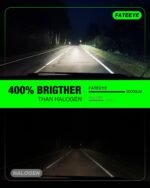 9005 9006 LED Light Bulbs - 20000LM 6500K 9005/HB3 High Beam 9006/HB4 Low Beam Bulb LED Fog Light Kit, 1:1 Size, Plug and Play, HB3 HB4 Fog Bulbs - Image 2