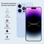 A15 Pro Max Cell Phone,8GB+256GB Ultra Memory Unlocked Phone,Android 14.0 Smartphone,6800 mAh Battey,6.82-inch HD Screen,Dual SIM, Dual Standby,5G Phone.(Blue) - Image 2