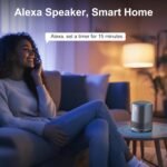 AI Smart Speaker with ChatGPT & Alexa, Dual AI Assistants, Tarot Reading, Language Learning, Smart Home Control, Privacy Protection - Image 2