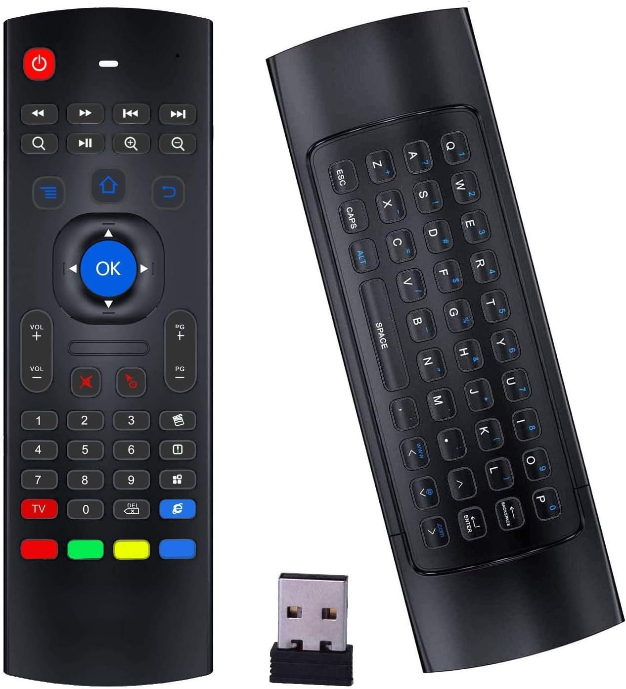 Air Mouse Remote,MX3 Pro 2.4G Wireless Mini Keyboard with IR-Learning Function, Remote for Android TV Box/Smart TV/Projector Air Mouse Remote,MX3 Pro 2.4G Wireless Mini Keyboard with IR-Learning Function, Remote for Android TV Box/Smart TV/Projector