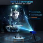 [ 1850 ANSI Auto Focus ] Outdoor Projector 4K with WiFi 6 and Bluetooth 5.2, XNoogo Native 1080P Outdoor Projector, Auto 6D Keystone,50% Zoom,ARC, Home Theater Movie Projector for TV Stick/Phone/PC - Image 4