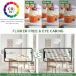 14W 1500LM Dimmable LED Light Bulbs 100 Watt Equivalent Bright A19 LED Bulbs with E26 Medium Base Daylight White 5000K CRI 90+ for Home Office Bedroom Kitchen, 10 Packs - Image 4