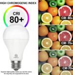 4 Pack 150 Watt LED Light Bulb, Super Bright A21 Daylight 5000K, Non-Dimmable, 2300LM LED Bulb, High Lumen Light Bulbs, E26 Base, UL Listed - Image 7