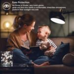 A15 LED Bulbs - Vintage Edison Bulbs, Dimmable, Clear Glass, E26 Medium Base, 6W (60W Equivalent), 2700K Warm White, 700LM, for Ceiling Fans, Appliances, Refrigerator Lights - 6 Pack - Image 6