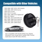 1 PC Car Fuel Tank Cap with Lock and Key, ABS Plastic Anti-theft Fuel Tank Cap, Locking Cap Adapter Replaceable Accessories, Universal for Most Cars (Black) - Image 4