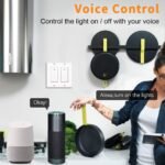 Alexa Light Switch, Double Smart WiFi Light Switches, Smart Switch 2 Gang Compatible with Alexa and Google Home, Neutral Wire Needed, with Remote Control, Timing Schedule, No hub Required (2Pack) - Image 3