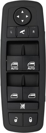 11PINS 56046826AE Driver Side Power Control Window Switch for 2016-2018 Ram 1500 2500 3500 2019-2024 Ram 1500 Classic 56046826AC 56046826AD Front Left (2 Auto, 3+8 pins) - Image 6