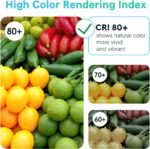 3 Way LED Light Bulbs 50 100 150W Equivalent, Daylight White 5000K 3 Way Light Bulbs, A19 Three Way Light Bulb,E26 Base LED Light Bulb for Reading,Living Room-2 Pack - Image 8