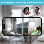 A19 LED Light Bulb Dimmable, 60 Watt Equivalent LED Bulbs, Daylight White 5000K, 900 Lumen, E26 Base, 9W Bright White Light Bulb, 12-Pack - Image 9