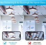 A21 LED Light Bulb, 150 Watt Equivalent LED Bulbs, 19W 5000K Daylight, 2300 Lumens, Non-Dimmable, E26 Base, Super Bright Light Bulb Indoor, Energy Efficient ETL Listed, 4-Pack - Image 6