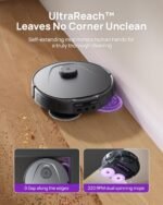 3i P10 Ultra Robot Vacuum and Mop Combo, Extendable Pad for Edge & Corner Mopping, 18000 Pa Suction Deep Cleaning, Auto Hot Water Washing & Drying, Self-Emptying, Self-Refilling, AI Obstacle Avoidance - Image 3