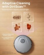 3i P10 Ultra Robot Vacuum and Mop Combo, Extendable Pad for Edge & Corner Mopping, 18000 Pa Suction Deep Cleaning, Auto Hot Water Washing & Drying, Self-Emptying, Self-Refilling, AI Obstacle Avoidance - Image 6