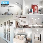 24-Pack A19 LED Light Bulbs, 60W Equivalent, Daylight White 5000K, E26 Base, 850 Lumen, Non-Dimmable, 9W Bright White LED Bulb - Image 5