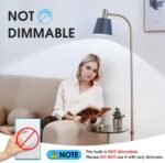 24-Pack A19 LED Light Bulbs, 60W Equivalent, Daylight White 5000K, E26 Base, 850 Lumen, Non-Dimmable, 9W Bright White LED Bulb - Image 6