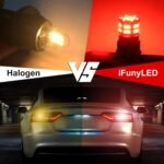 4PCS 3157 LED Bulb Brake Tail Light 12V-24V Super Bright 3156 3056 3057 3047 4157 LED Replacement Light Kit Set for Car Tail Brake Turn Signal Lights - Brilliant Red - Image 3