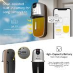 2025 Newly Video Doorbell Camera Wireless with Solar Powered and Battery, AI Motion Detection, 3280ft Wireless Long Range Signal, HDR Ultra-Clear 2.4g & 5g Video Doorbells Camera with Chime - Image 2